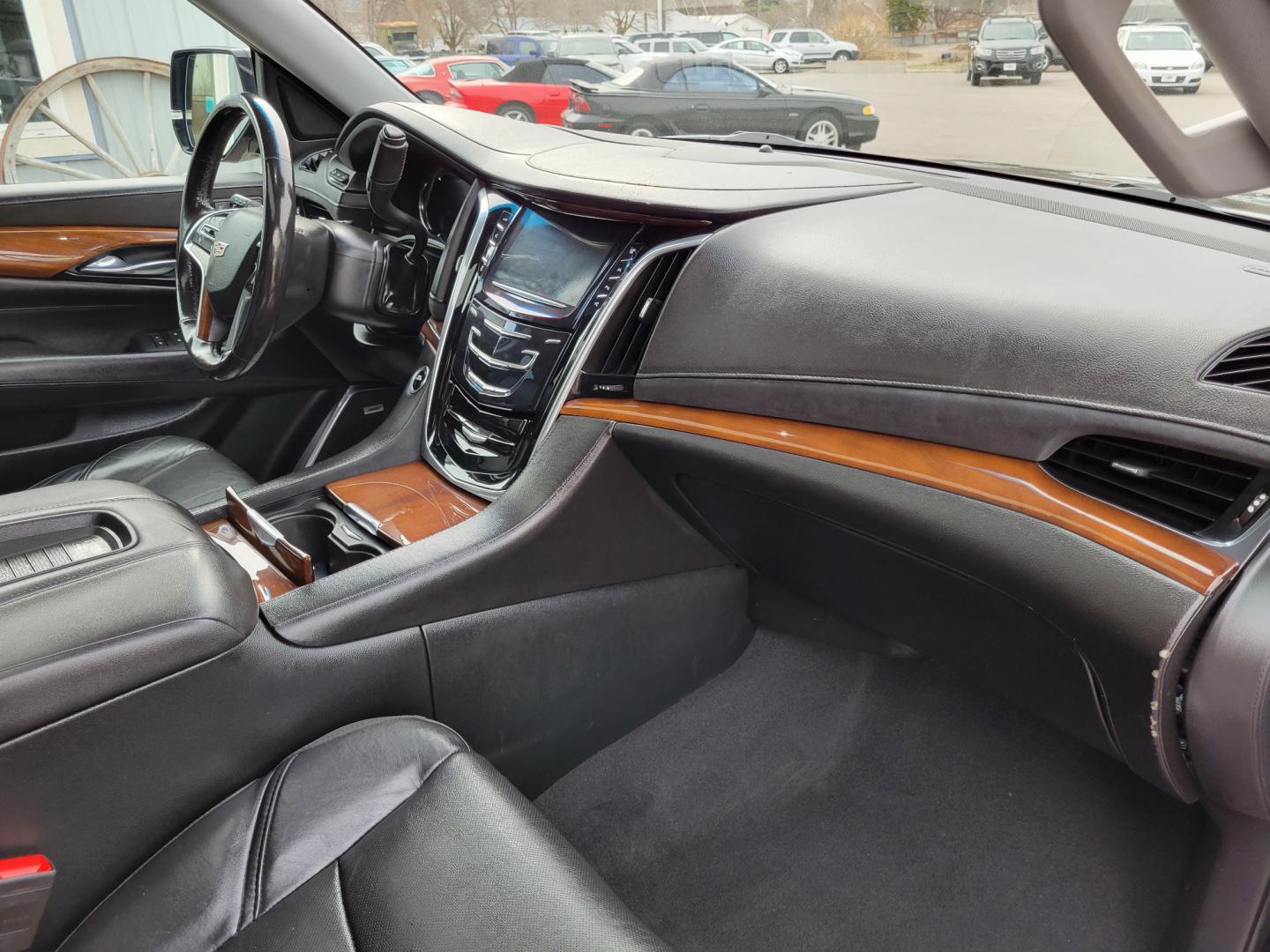 2018 Black /Black Cadillac Escalade ESV (1GYS4HKJ4JR) with an 6.2L V8 engine, 10 Speed Auto transmission, located at 450 N Russell, Missoula, MT, 59801, (406) 543-6600, 46.874496, -114.017433 - Photo#23